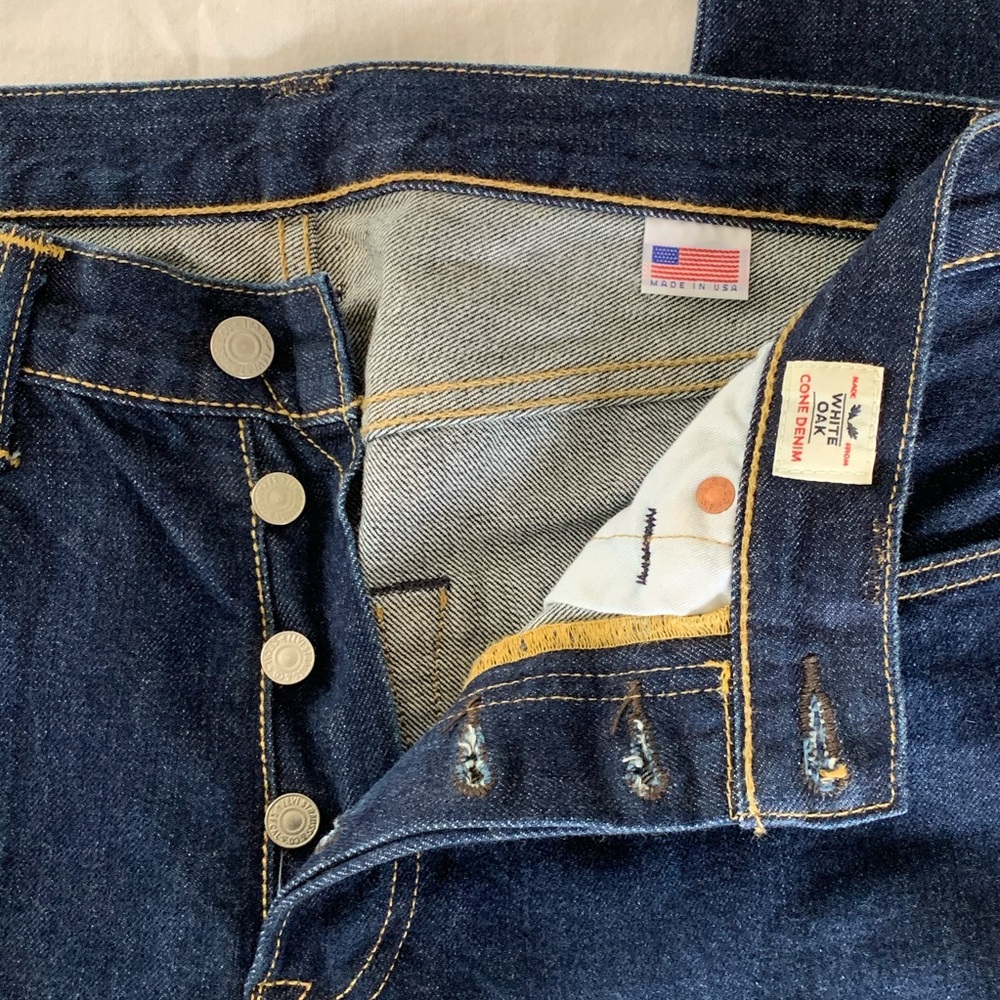 Levi’s 501 Cone Mill Denim rigid jeans, 30x34